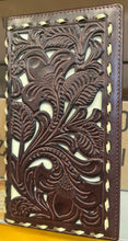 Load image into Gallery viewer, Tooled Leather Checkbook Wallets