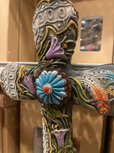 Load image into Gallery viewer, Lilly Floral Cross