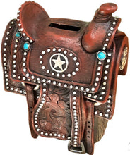 Load image into Gallery viewer, Saddle Piggy Bank