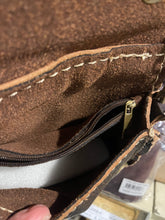 Load image into Gallery viewer, Cowhide Turquoise Stone Mini Crossbody Purse