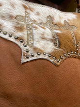 Load image into Gallery viewer, Cowhide Tri Cross Crossbody
