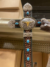 Load image into Gallery viewer, Western Belt Buckle Crosses Set of 3