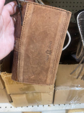 Load image into Gallery viewer, Braided Cowhide Wristlet Wallet