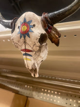 Load image into Gallery viewer, Sun Cowskull Wall Decor