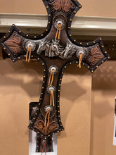 Load image into Gallery viewer, Western Concho Tassle Horse Cross