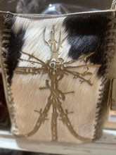 Load image into Gallery viewer, Cowhide Branded Tree Windmill Crossbody Purse