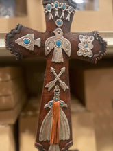 Load image into Gallery viewer, Southwestern Thunderbird Aztec Cross