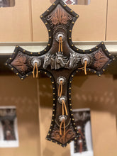 Load image into Gallery viewer, Horse Concho Medallion Cross