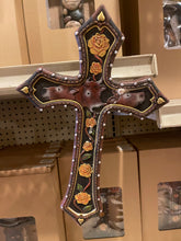 Load image into Gallery viewer, Cow Yellow Rose Cross