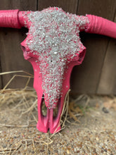 Load image into Gallery viewer, Matel Pink Cowskull - message to order