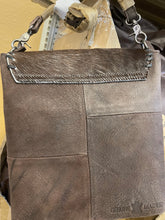 Load image into Gallery viewer, Cowhide Turquoise Stone Crossbody