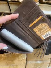 Load image into Gallery viewer, Braided Cowhide Wristlet Wallet