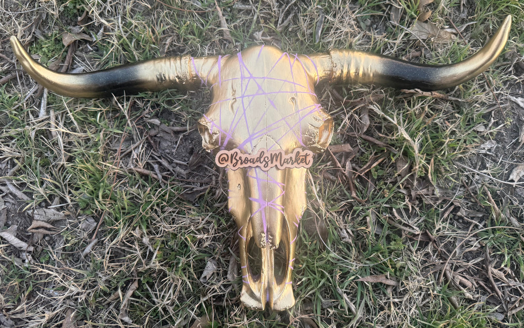 Gexa Pink Webbed Cowskull