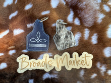 Load image into Gallery viewer, Bootstitch Cowhide Keychain
