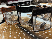 Load image into Gallery viewer, Clear Stadium Tooled Crossbody Purses
