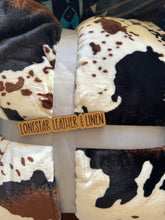 Load image into Gallery viewer, Tricolor Cow Super Plush Blanket
