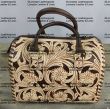 Load image into Gallery viewer, Tooled Leather Holly Speedy Purse

