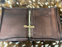 Load image into Gallery viewer, Tooled Leather Crossbody Binders
