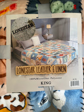 Load image into Gallery viewer, Patchwork Patty A51 Super Plush Western Blanket
