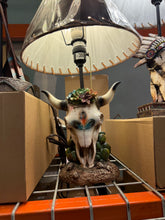 Load image into Gallery viewer, Cowskull Lamp
