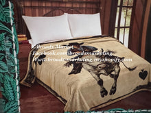 Load image into Gallery viewer, Western Antique Plush MIA Blankets
