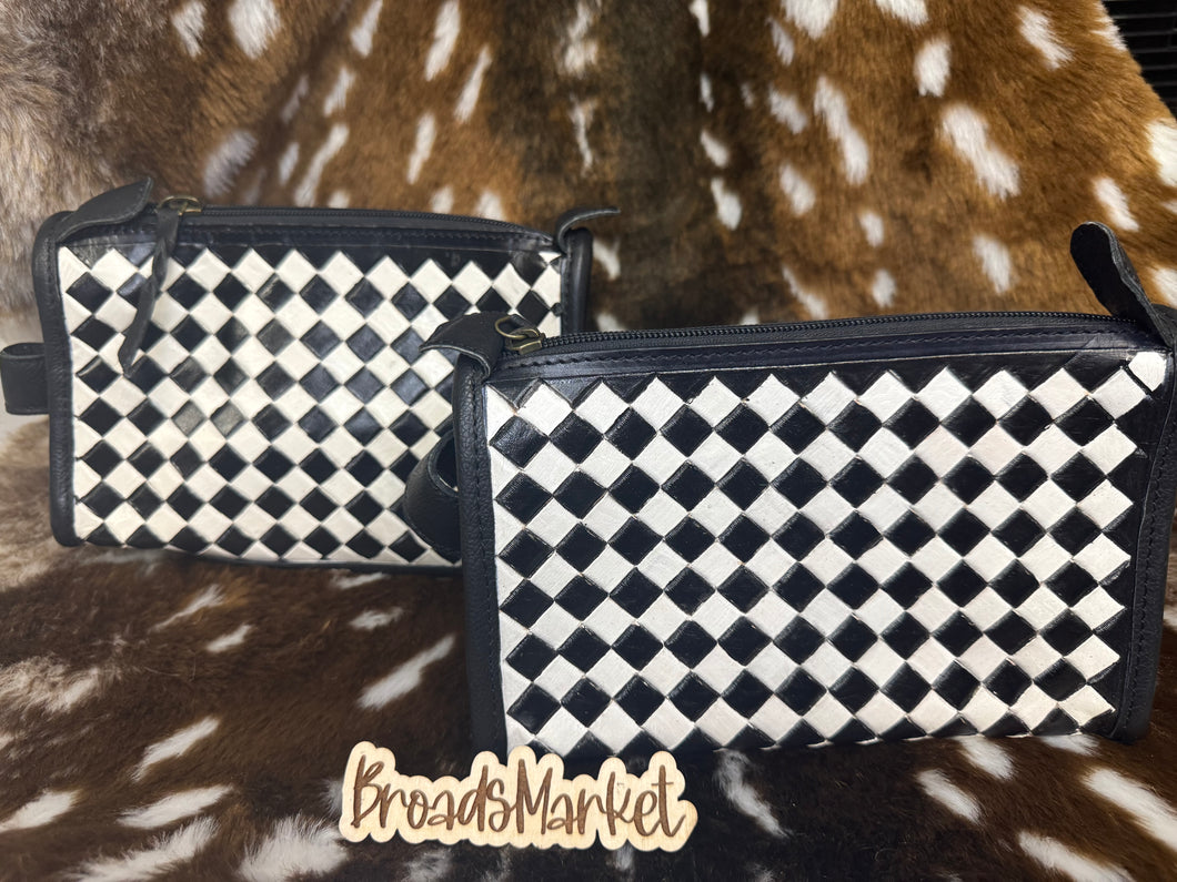 Checkered Cosmetic Cases