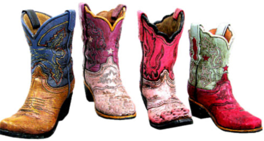 RA3186 Set of 4 Boot Vases
