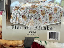 Load image into Gallery viewer, Highland Cow Summer Floral Super Plush Blanket

