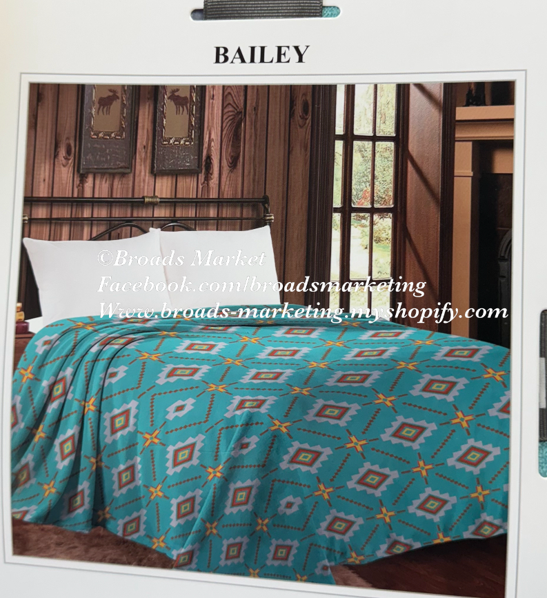 Series 15 MIA Bailey Blue Ziglag Super Plush Blanket