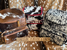 Load image into Gallery viewer, Cowhide &amp; Leather Jess Backpacks
