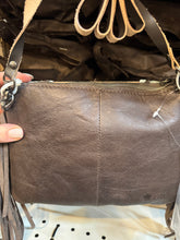 Load image into Gallery viewer, Tooled Floral Fringe Crossbody Purse
