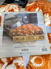 Load image into Gallery viewer, Aledo Orange Cowboy A47 Super Plush Blanket
