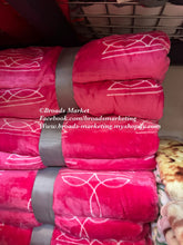 Load image into Gallery viewer, Hot Pink Bootstitch Super Plush Blanket
