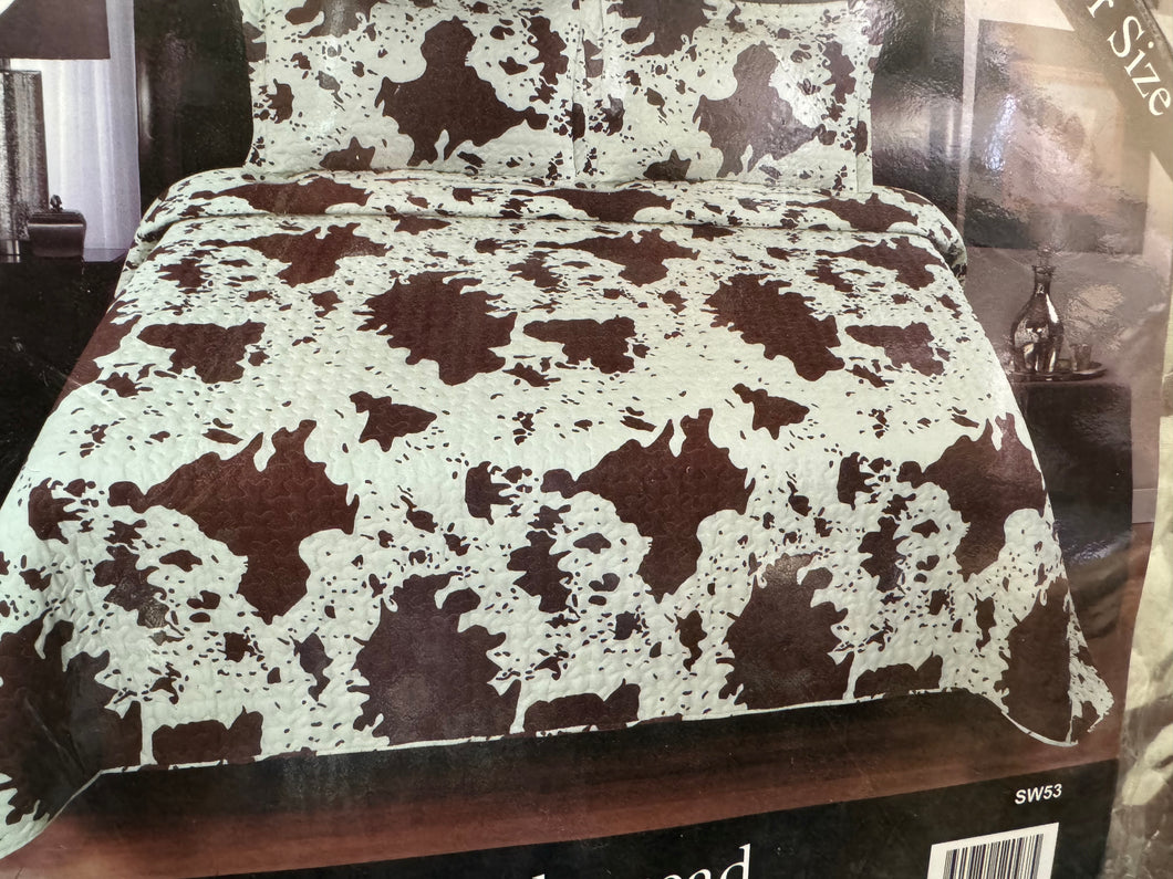 Cow Print Bedding Set