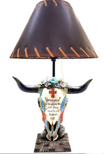 Load image into Gallery viewer, RA54098 James 4:8 Cowskull Lamp
