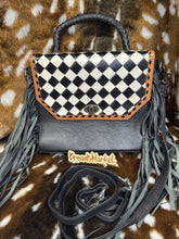 Load image into Gallery viewer, Melanie Handle Crossbody Fringe Purse
