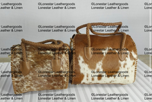 Load image into Gallery viewer, Full Cowhide Beige Red Speedy Bags
