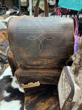 Load image into Gallery viewer, Medium Bootstitch Cowhide Backpacks
