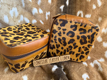 Load image into Gallery viewer, Leopard Cowhide Jewelry Cases
