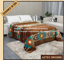Load image into Gallery viewer, Limited Supply Super Plush Aztec Blankets
