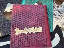 Load image into Gallery viewer, Tooled Leather Diamond Planner Portfolios
