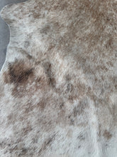Load image into Gallery viewer, Tricolor Splatter Cowhide Rug 27x23”
