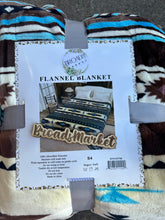 Load image into Gallery viewer, Brown Aztec Super Plush Blanket S4
