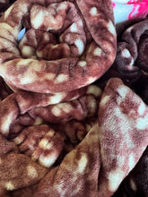 Load image into Gallery viewer, Axis Deer Print Baby Plush Blanket
