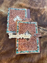 Load image into Gallery viewer, Tooled Cowhide Bible Portfolio Covers
