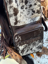 Load image into Gallery viewer, Fringe Distressed Cowhide Backpacks
