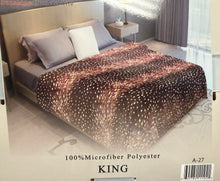Load image into Gallery viewer, Axis Deer Print Super Plush Blanket
