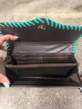 Load image into Gallery viewer, Stitched Tooled Leather Wallets
