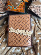 Load image into Gallery viewer, Tooled Leather &amp; Cowhide Bible Book Covers
