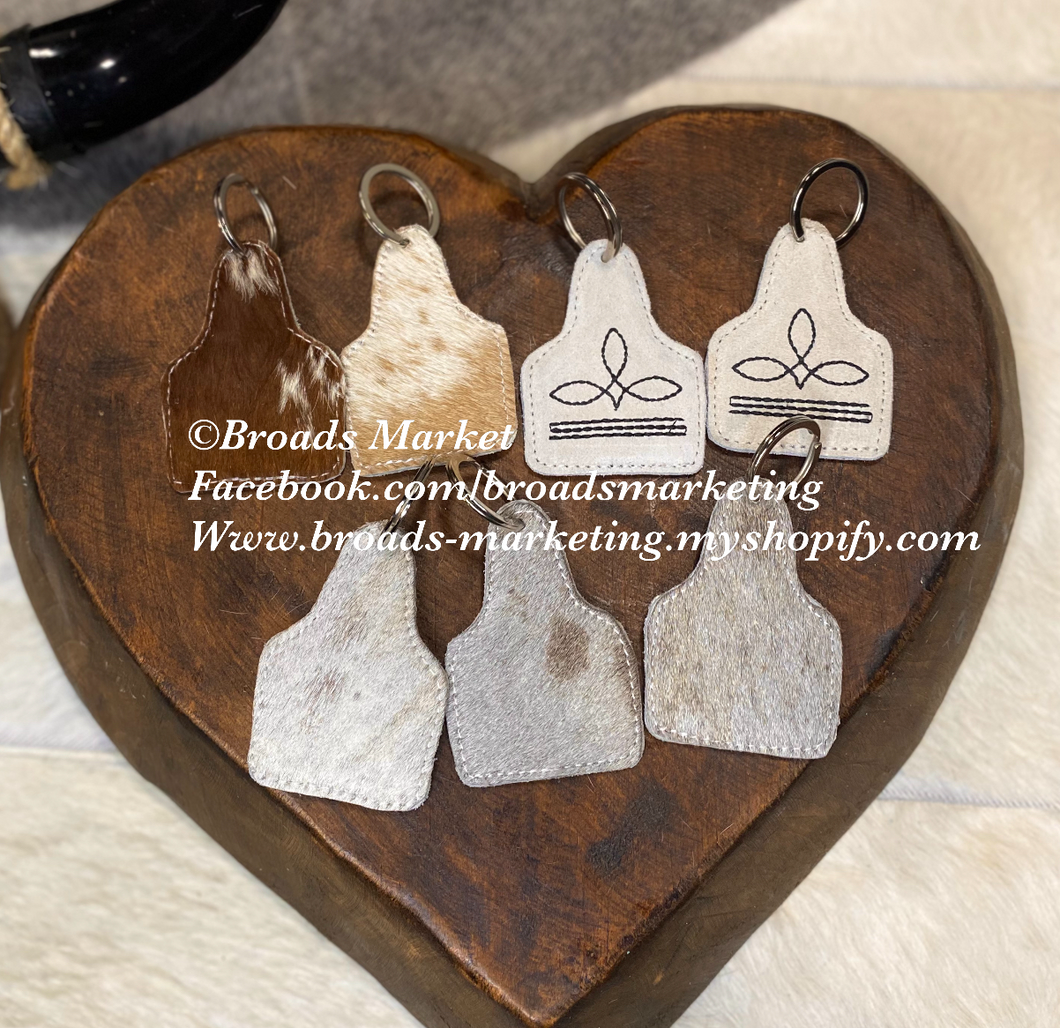 Bootstitch Cowhide Keychains